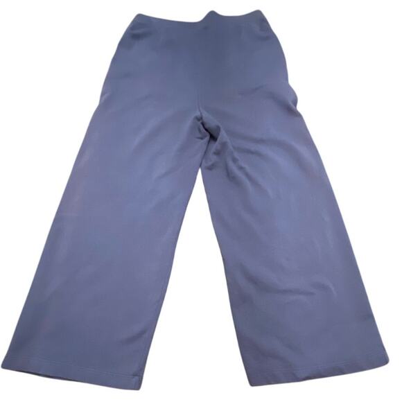 Pure Jill J.Jill Organic Cotton Wide Leg Pull On Blue Lounge Pants Small Casual - Picture 2 of 8